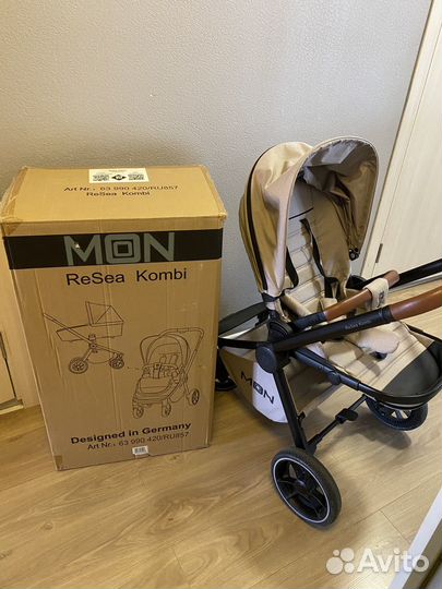 Детская коляска Moon Resea kombi Beige 2в1