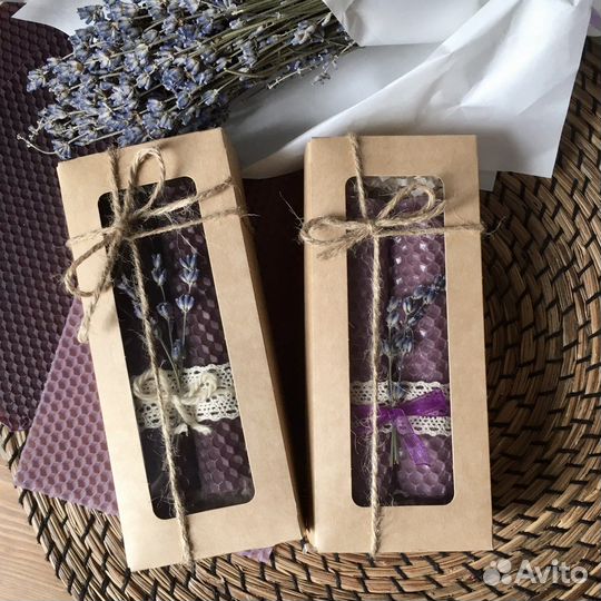 Набор свечей из вощины