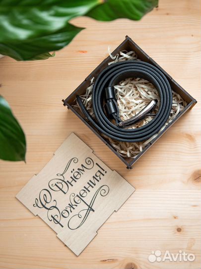 Мужской ремень крутой подарок с гравировкой