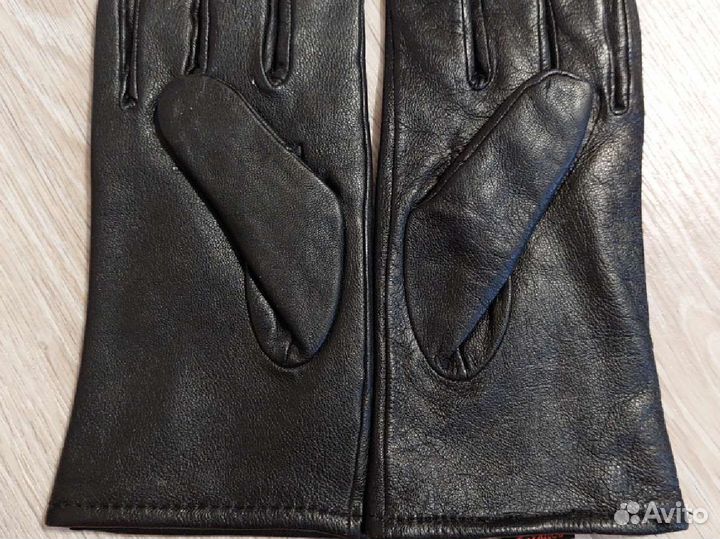 Мужские кожаные перчатки новые