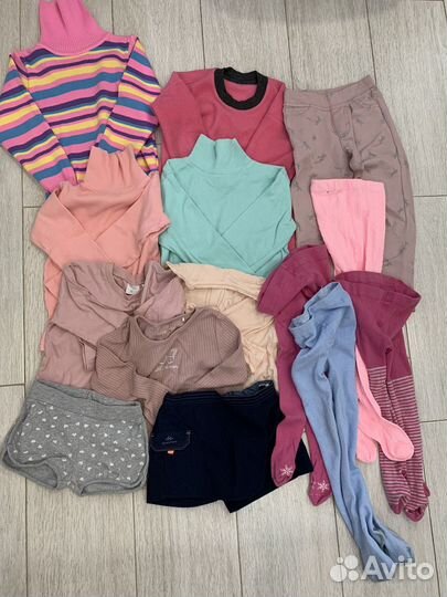 Одежда для девочки пакетом 104-110