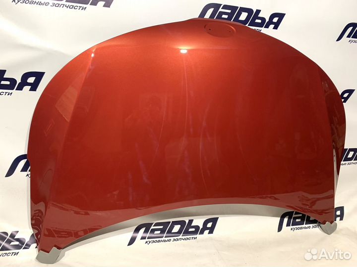 Капот Kia Rio(11-17) Красный (TDY)