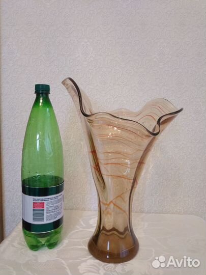 Ваза цветное стекло