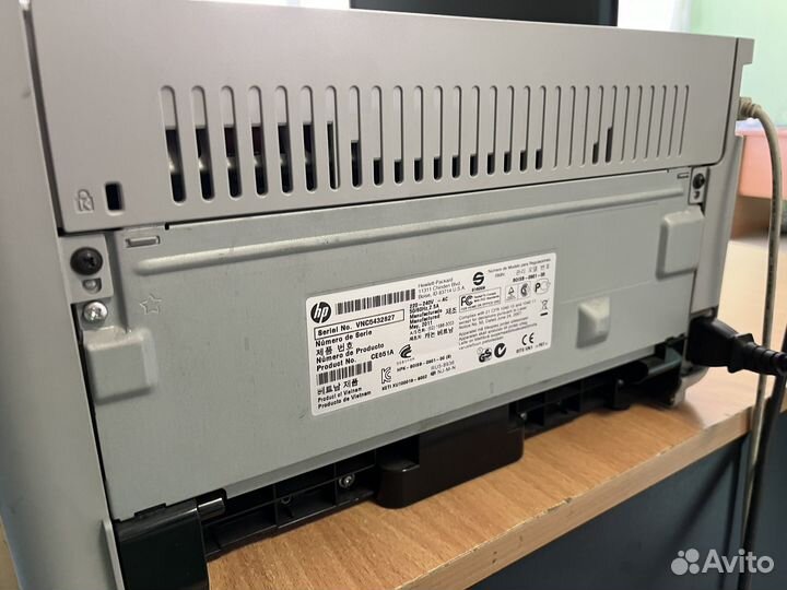 Принтер лазерный HP LaserJet Pro P1102, ч/б