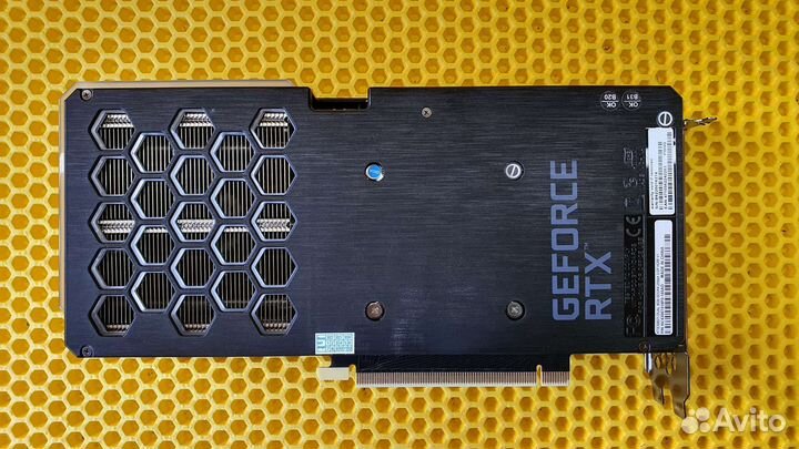 Видеокарта Palit dual RTX3060Ti 8Gb LHR Hynix