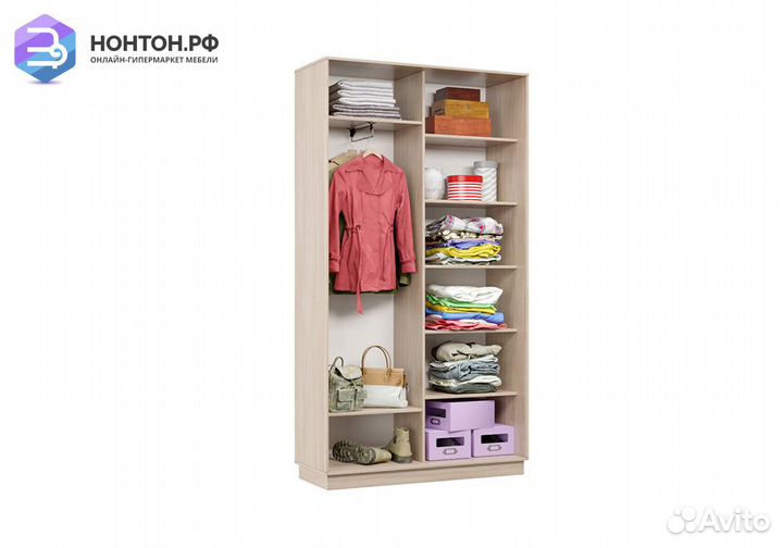 Шкаф-купе двухдверный Проксима мини ясень шимо све