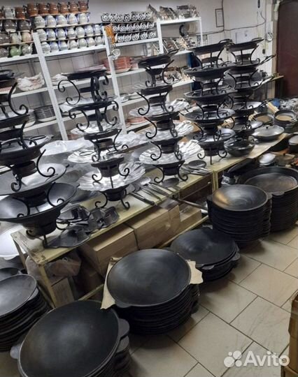 Садж чугунный (35,40,45,50, кованная подставка)