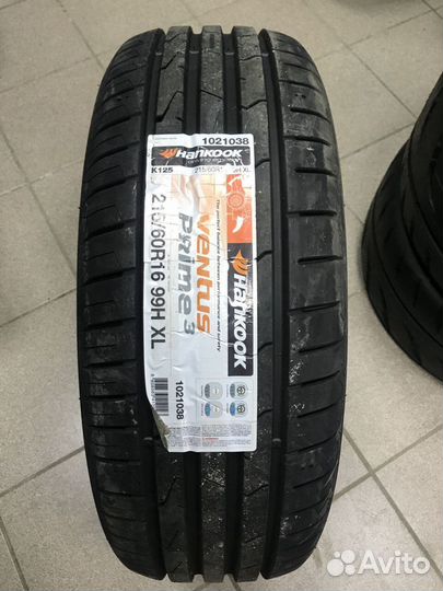 Hankook Ventus Prime 3 K125 215/60 R16 99H