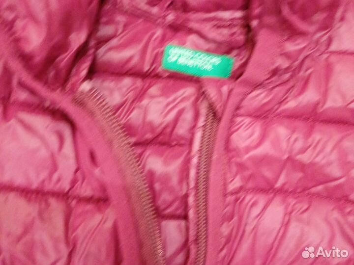 Пуховик осенний, лёгкий, Benetton, 116