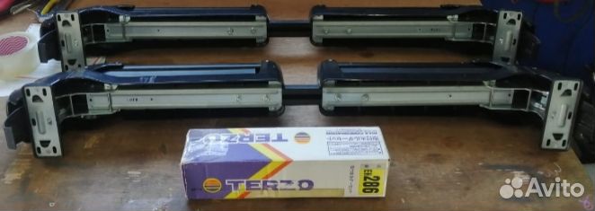 Крепления terzo для лыж и сноубордов на крышу