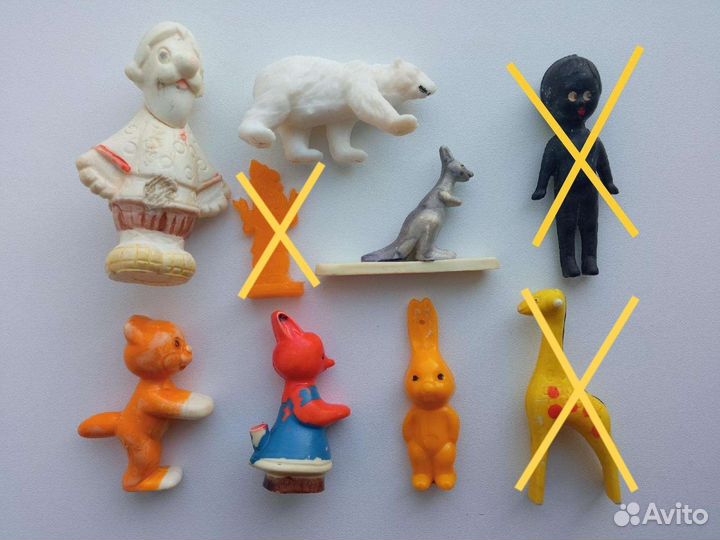 Игрушки СССР колкий пластик и др