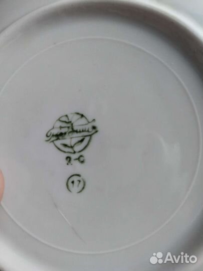 Сервиз чайный, фарфоровый