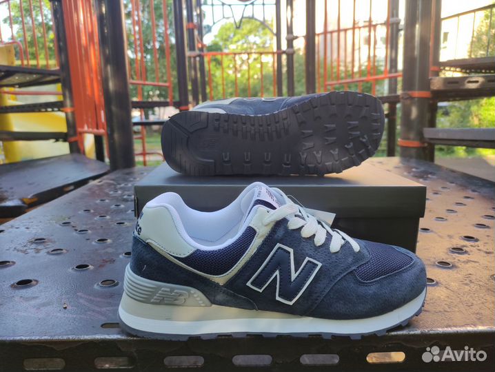 Кроссовки new balance 574 blue