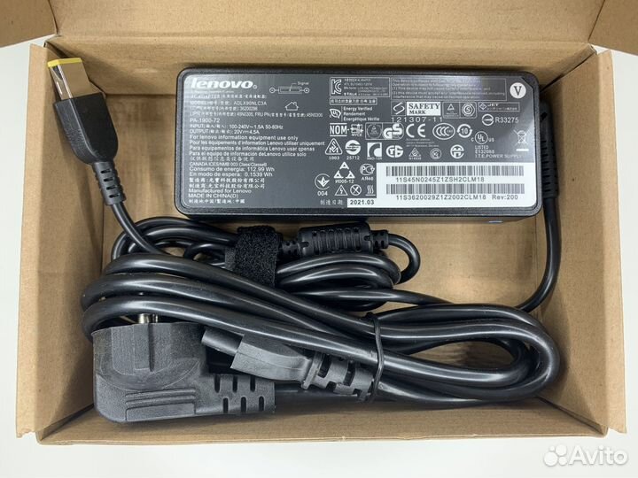 Зарядное устройство для Lenovo 20V 4.74A 90W