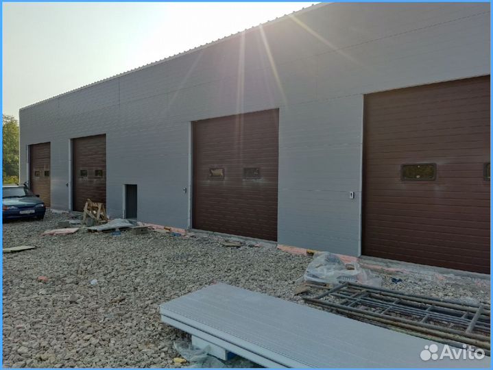 Гаражные ворота, секционные ворота DoorHan Alutech