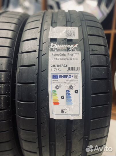 Gripmax SureGrip Pro Sport 285/40 R22 и 325/35 R22