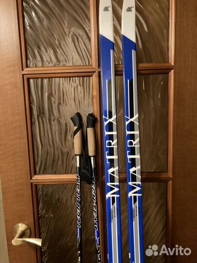 Беговые лыжи+ палки