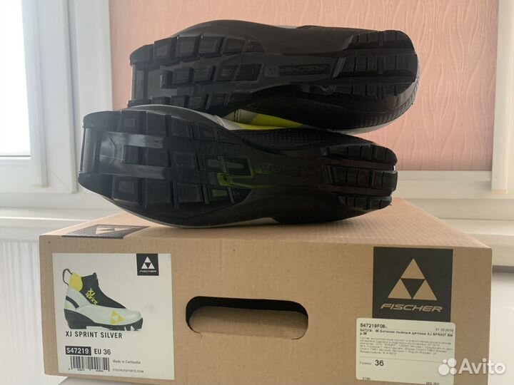 Лыжные ботинки fischer р.36