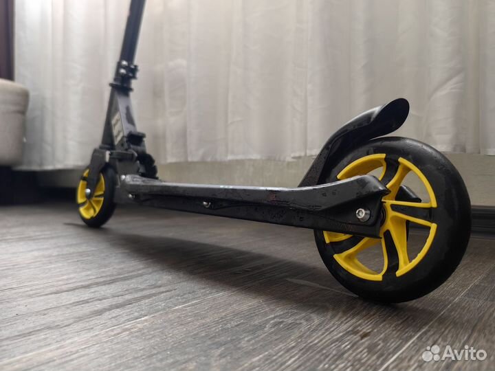 Самокат металлический складной детский на 5-11 лет