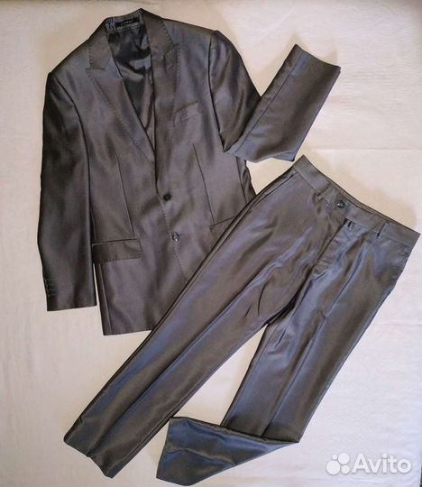 Костюм двойка пиджак брюки 44-46 170 см