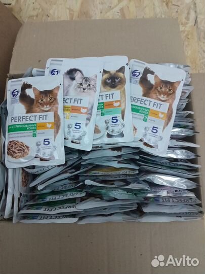 Влажный Корм для кошек, собак Kitekat 1000+ шт