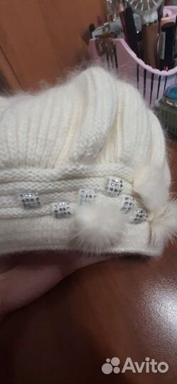 Берет шапка шарф комплект