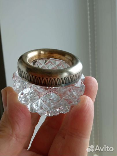 Солонка хрусталь