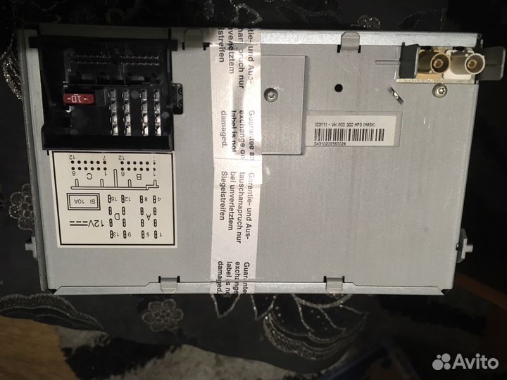 Магнитола RCD 300 в фольксваген