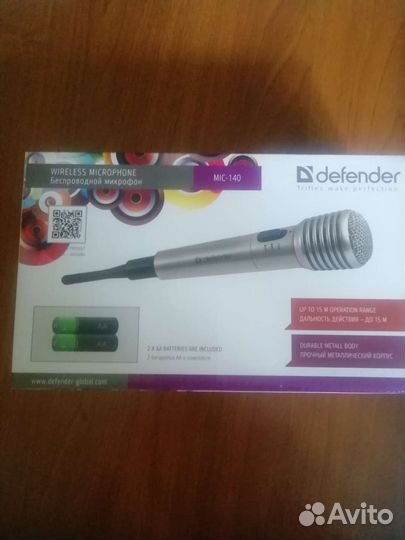Беспроводный микрофон defender