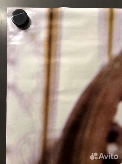 Винтажный плакат Брюс Ли. 90х годов