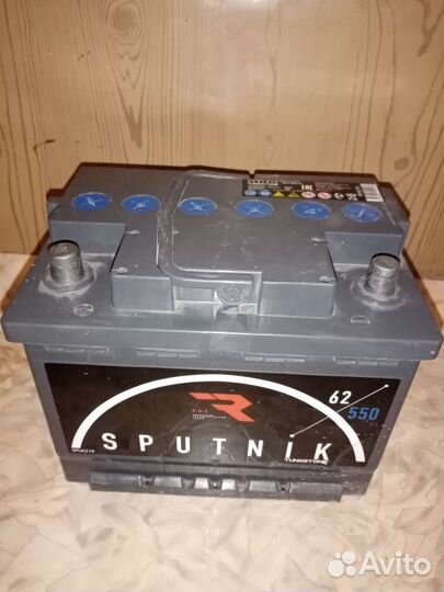 Аккумулятор sputnik tungstone 6ct-62L, полный