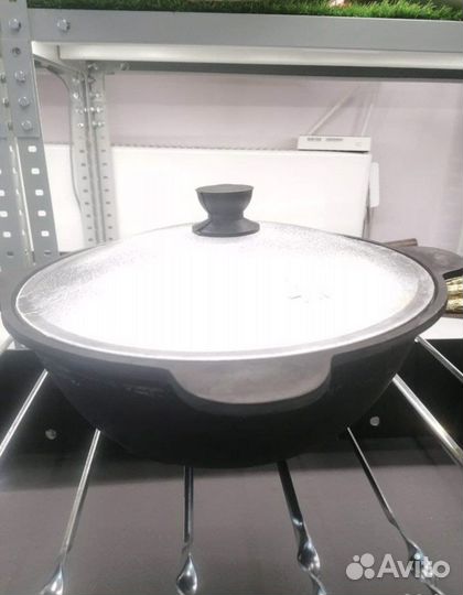 Казан чyгунный узбeкский