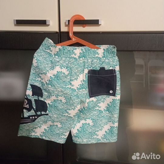 Шорты с сеткой внутри пляжные