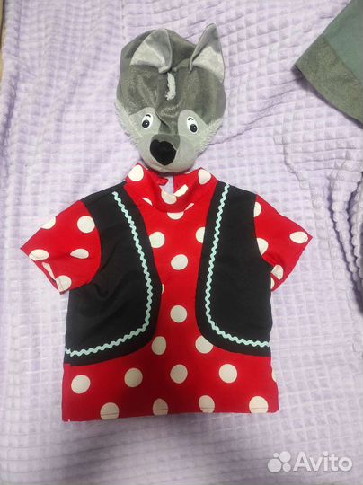 Новогодний костюм волка 98-110