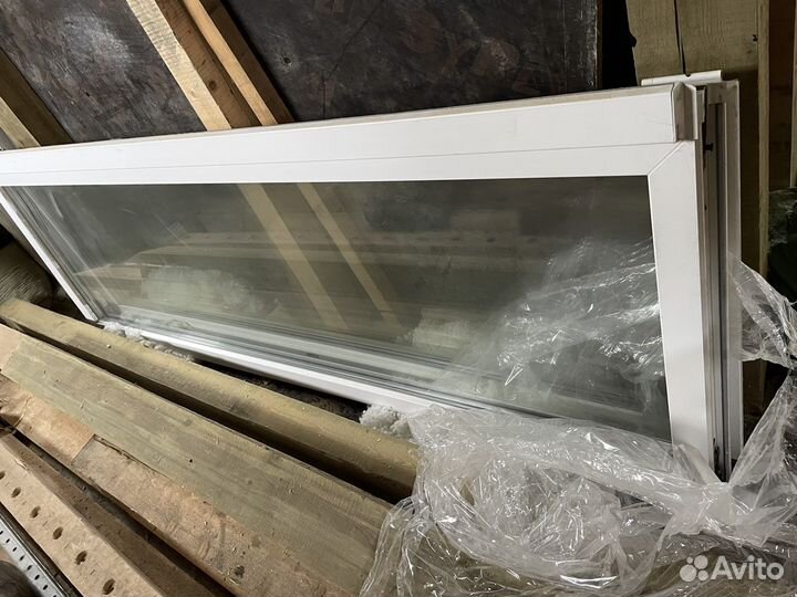 Дверь пвх балконн двухстворчатая Schuco 1580*2300