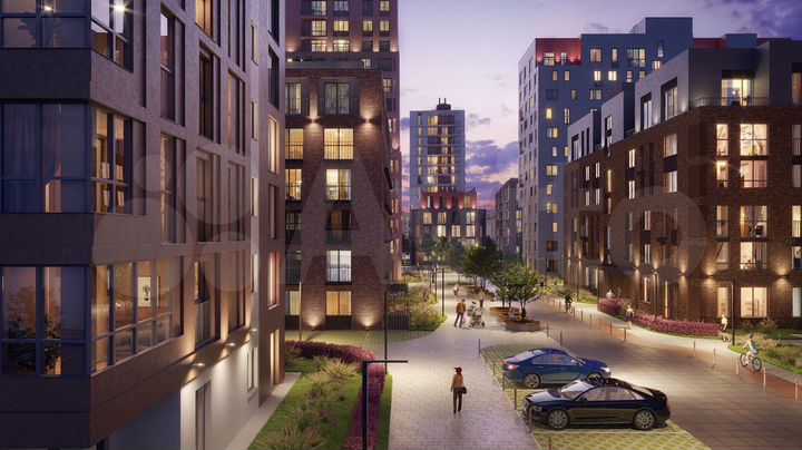 3-к. квартира, 96,9 м², 1/15 эт.