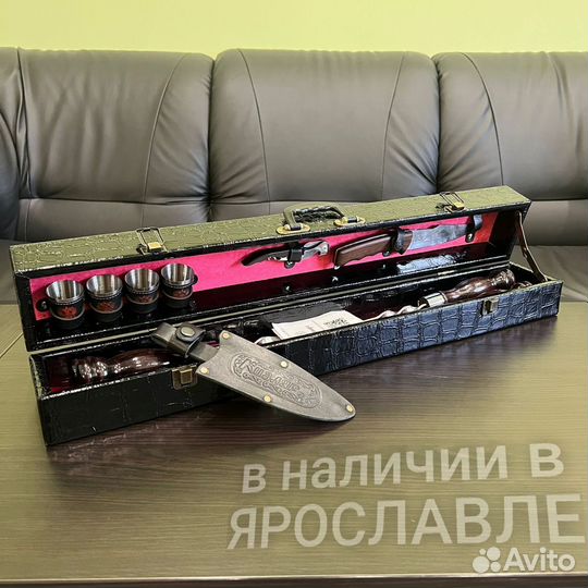 Мужской подарочный набор шампуров