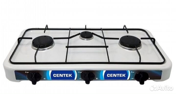 Газовая плитка 3 конфорки новая