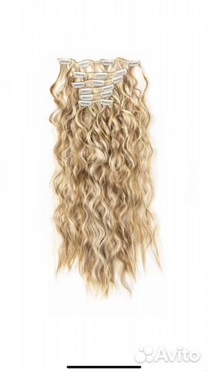 Волосы на заколках