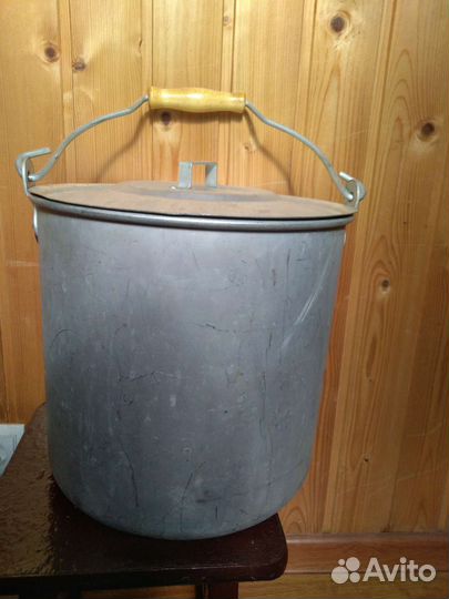 Кастрюля алюминиевая СССР 10 литров, новая