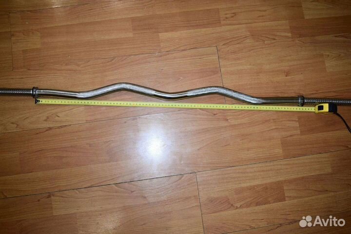 Гриф W-образный хром. L-120см