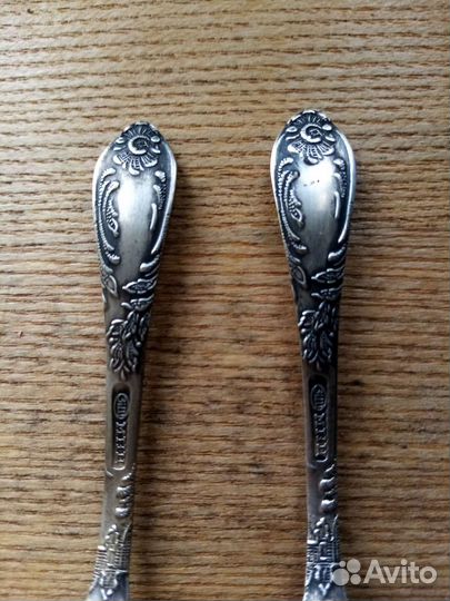 Мельхиоровые кофейные ложки Зиш мнц