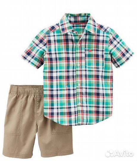 Шорты и рубашка Carters для мальчика