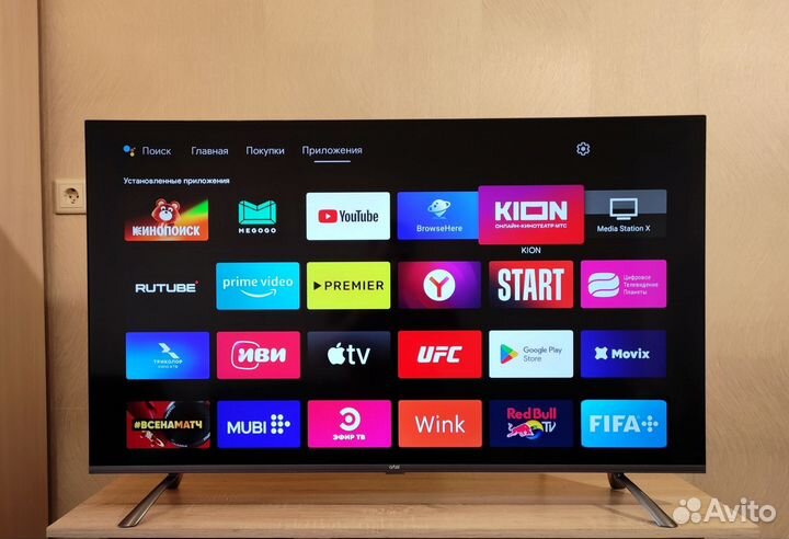 Большой 4K Android TV 127см Wi-Fi голос 2022