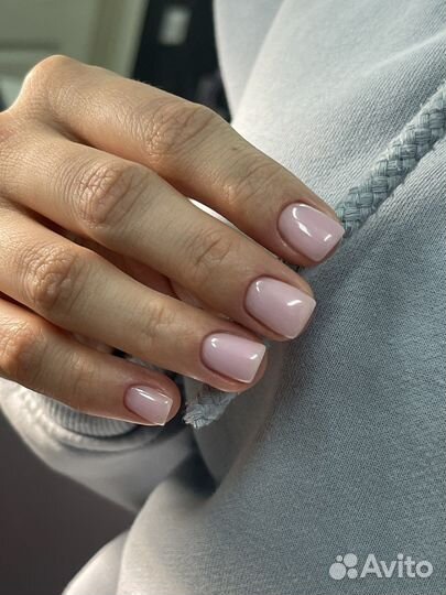 Комбинированный маникюр покрытие гель-лак