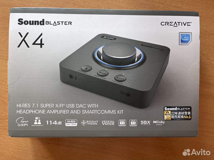 Звуковая карта sound blaster x4