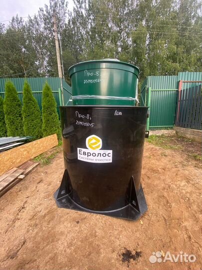 Монтаж септика кессона