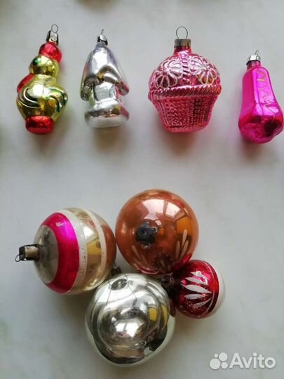 Ёлочные игрушки СССР