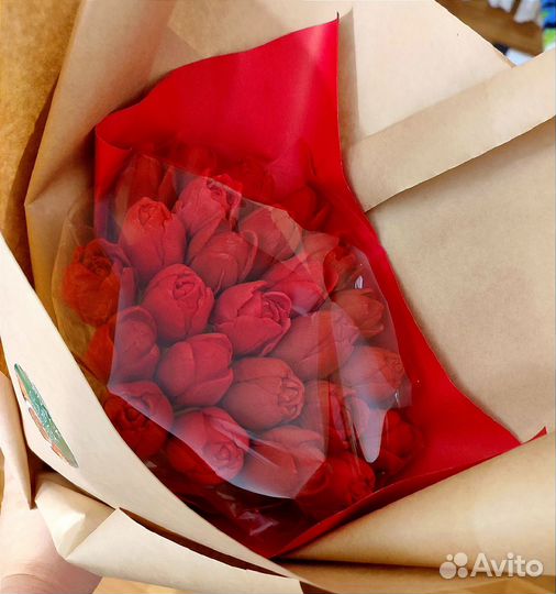 Тюльпаны шоколадные