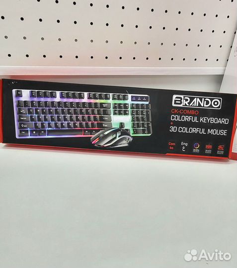 Игровая клавиатура + игровая мышь brando